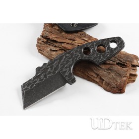 Rukuda.a small black 5CR13MOV blade no logo fixed knife with kydex sheath UD605217 